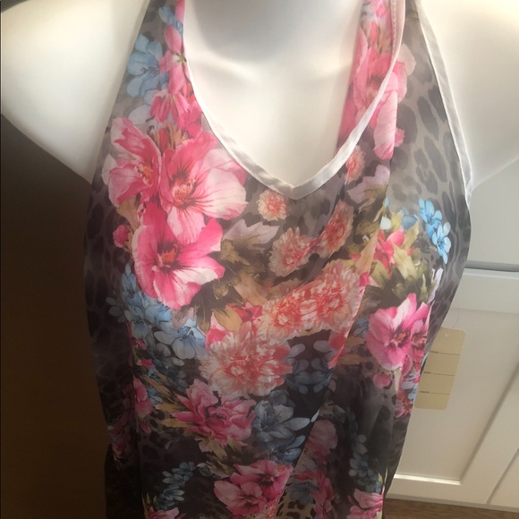 Divine Doll Tops - 🎉 HP- Colorful Lace Tank w/ Tie Back 1X